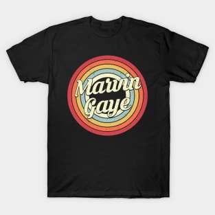 Marvin Proud Name Retro Rainbow Tribute T-Shirt